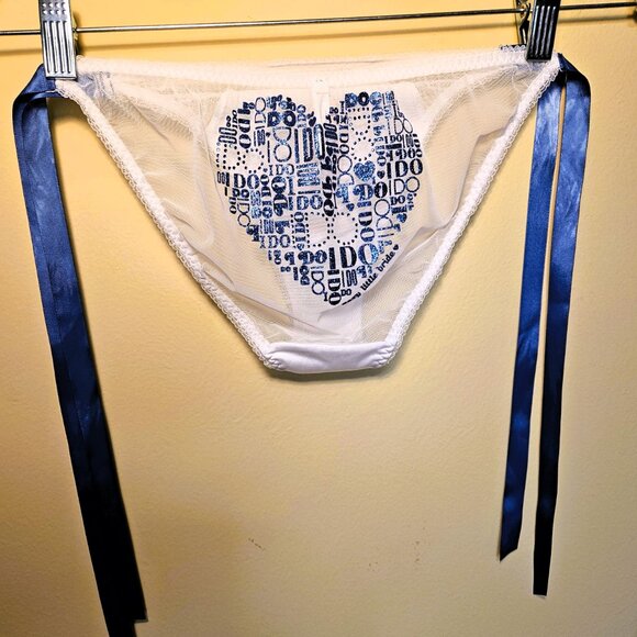 VS 2pc BETTER HALF Tank Top and Panties Set Bridal Wear/ IDO Collection NWT - Picture 4 of 7